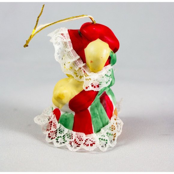 Jasco Caring Critter Chimer Bisque Porcelain Ornament Mother & Baby Bear Vintage - Picture 9 of 14